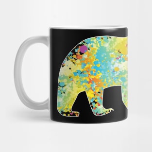 Cool Grizzly Bear Colourful T-shirt Mug